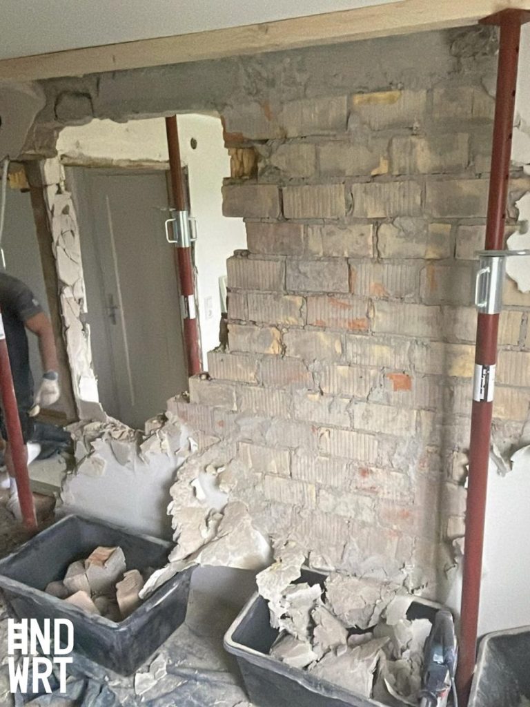 Eine tragende Wand wurde fachgerecht entfernt und durch einen … – Bild 2 von 4, Handwertig GmbH