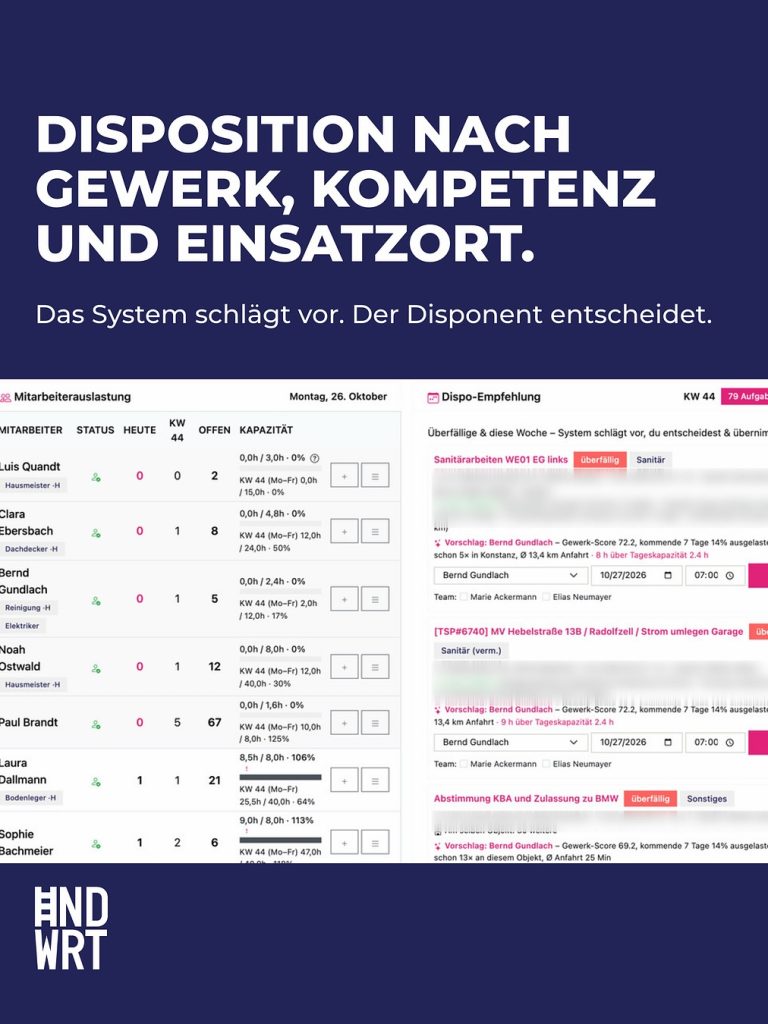 Kein Excel mehr. Keine Drittanbieter mehr. Ein Jahr Umsetzung. – Bild 7 von 10, Handwertig GmbH